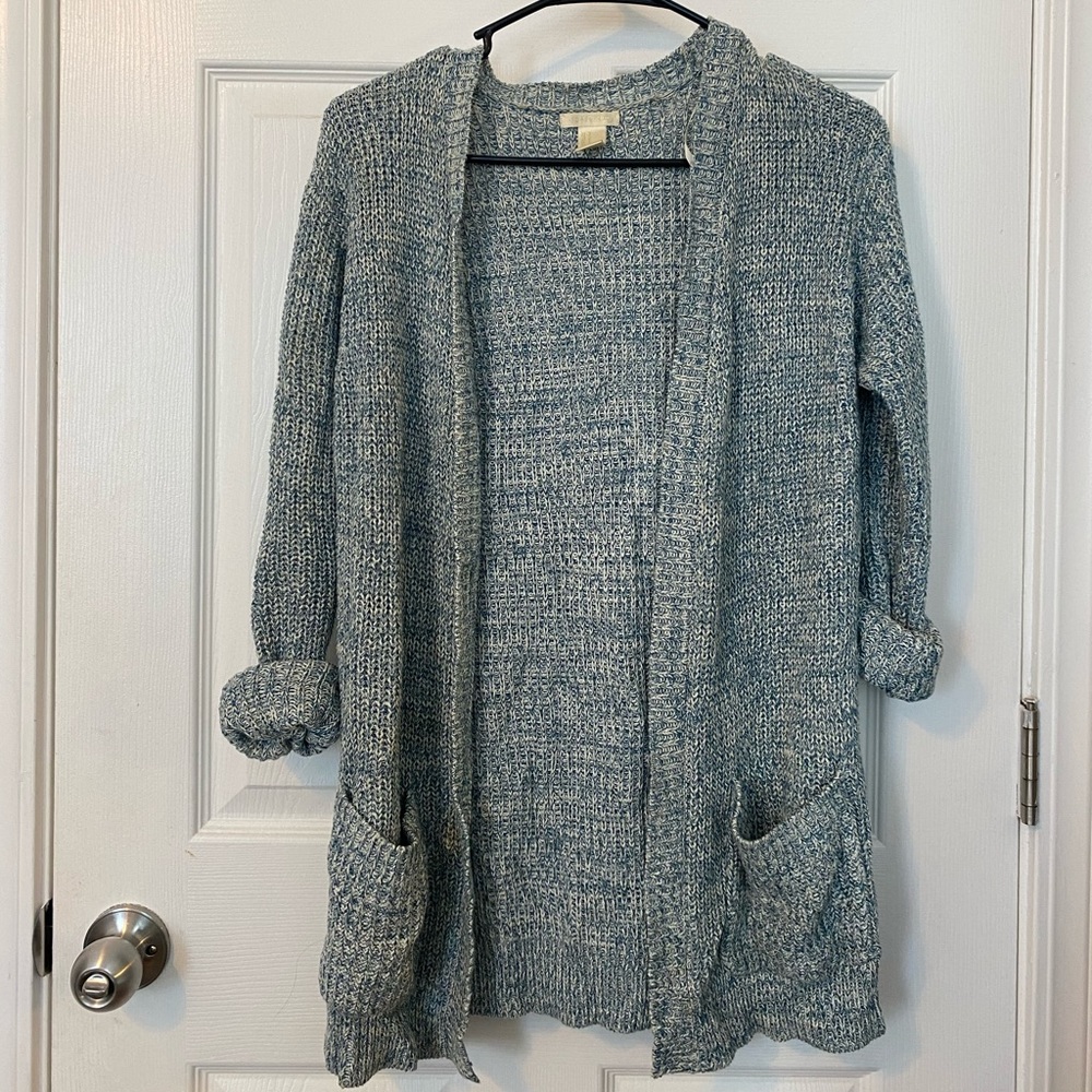 Forever 21 Blue Cardigan